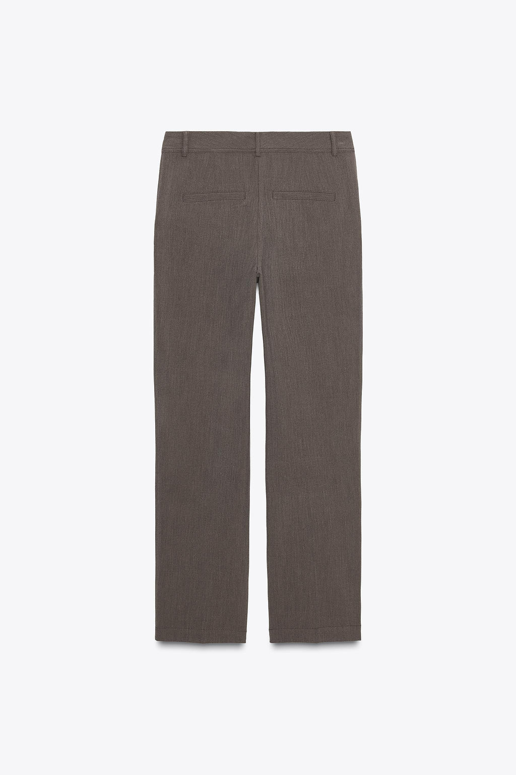 STRAIGHT-LEG TROUSERS WITH TOPSTITCHING - Zara фото 7