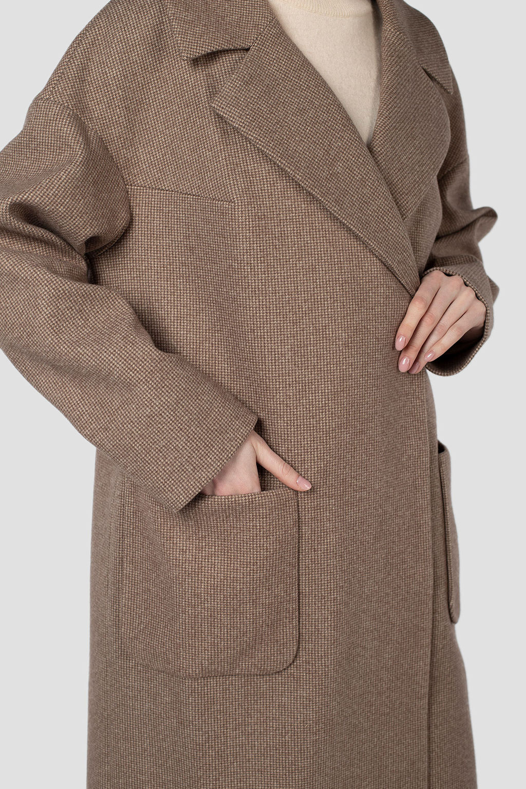 01-10025 Пальто женское демисезонное - El podio фото 4