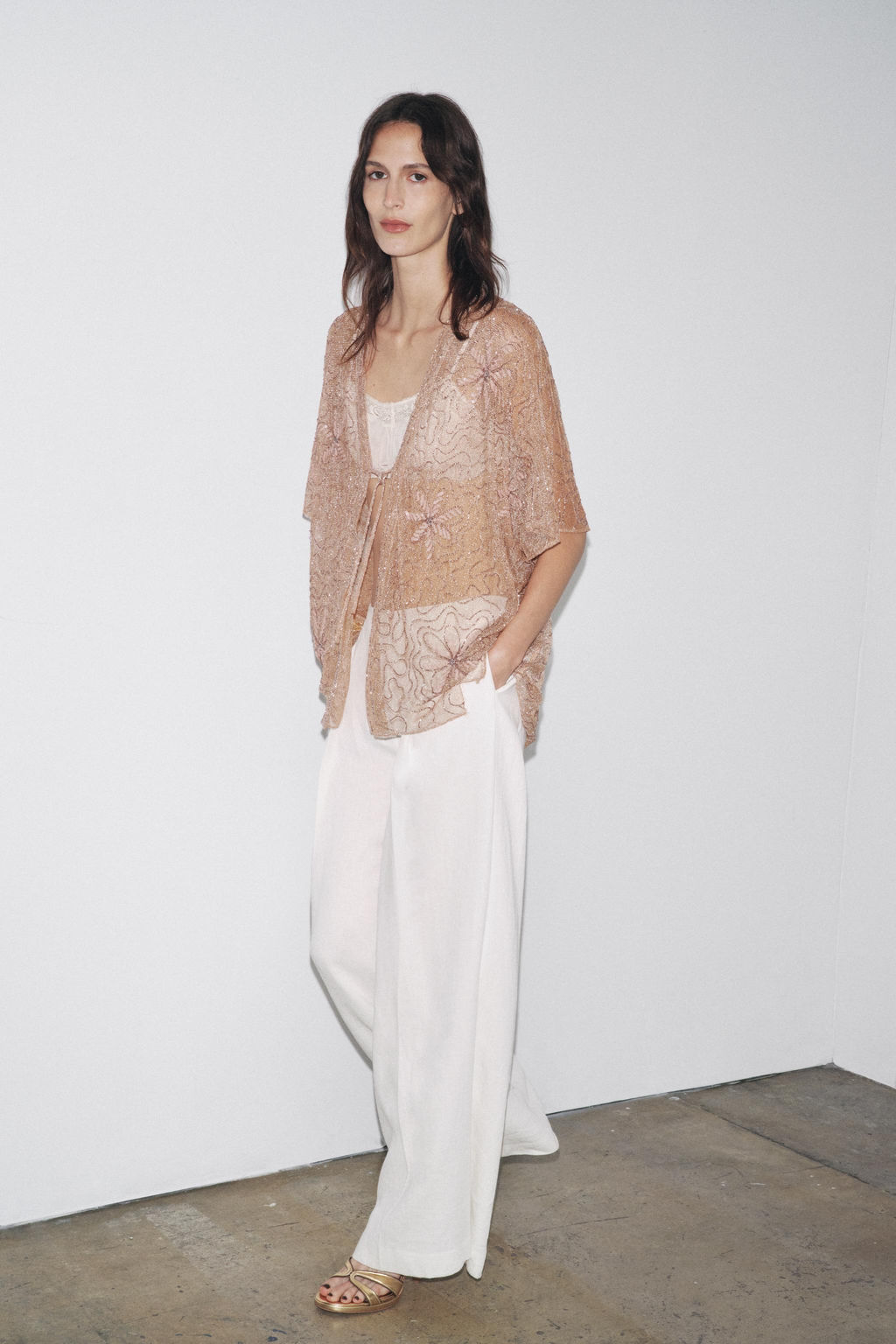 ZW COLLECTION EMBROIDERED BLOUSE