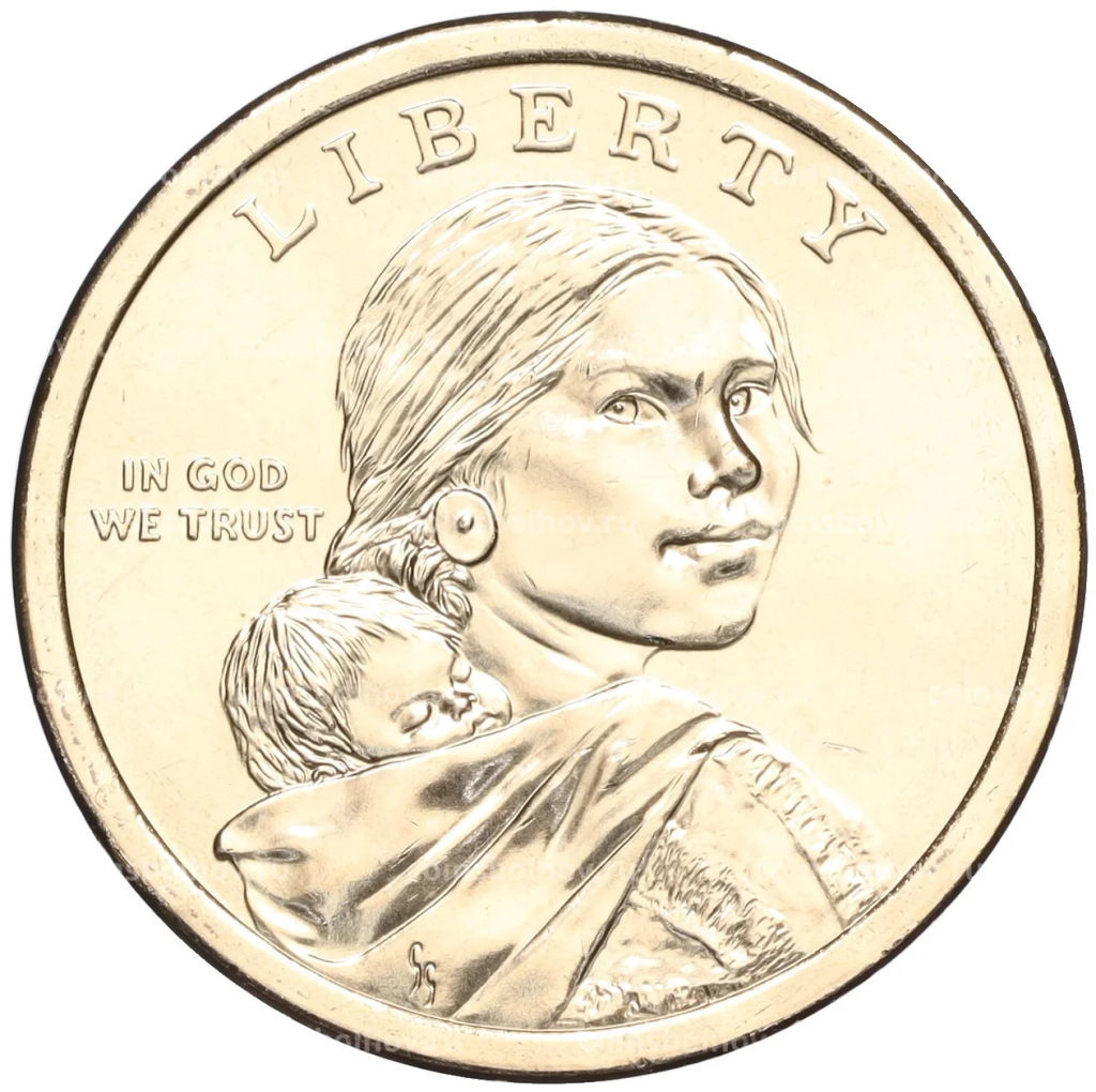 Монета 1 доллар 2024 года P США Коренные Американцы Закон о гражданстве индейцев