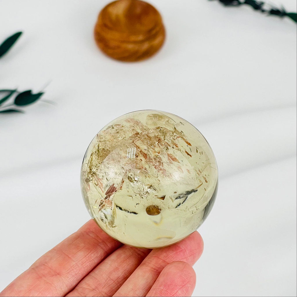 Шар из Цитрина на подставке - Радуга самоцветов фото 2