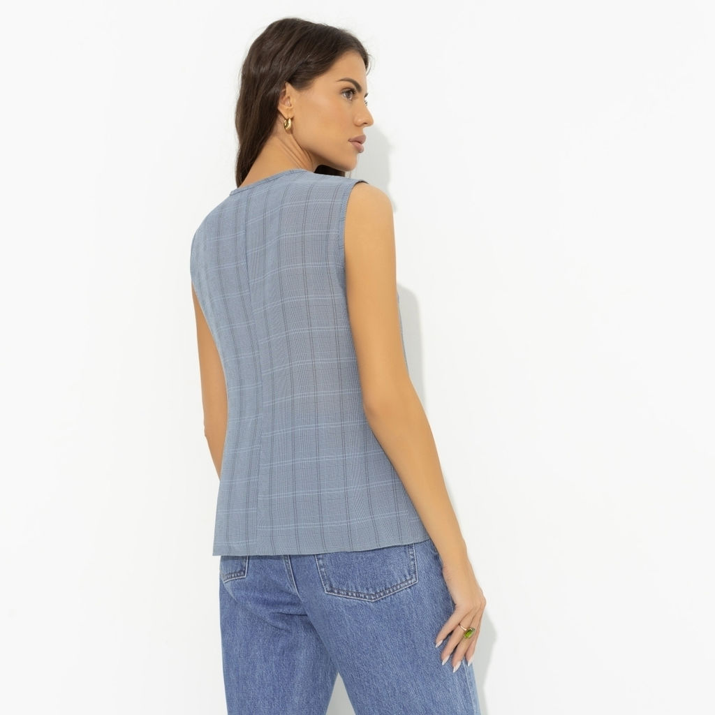 Блуза с выточками, Легкое настроение (cage) - Charutti фото 5