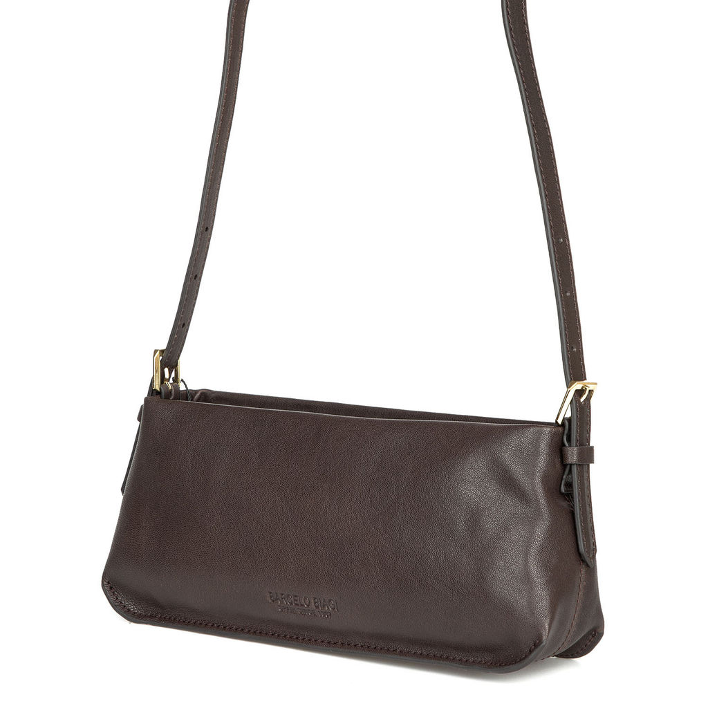 70238 coffee, Женская кожаная сумка, Barcelo Biagi