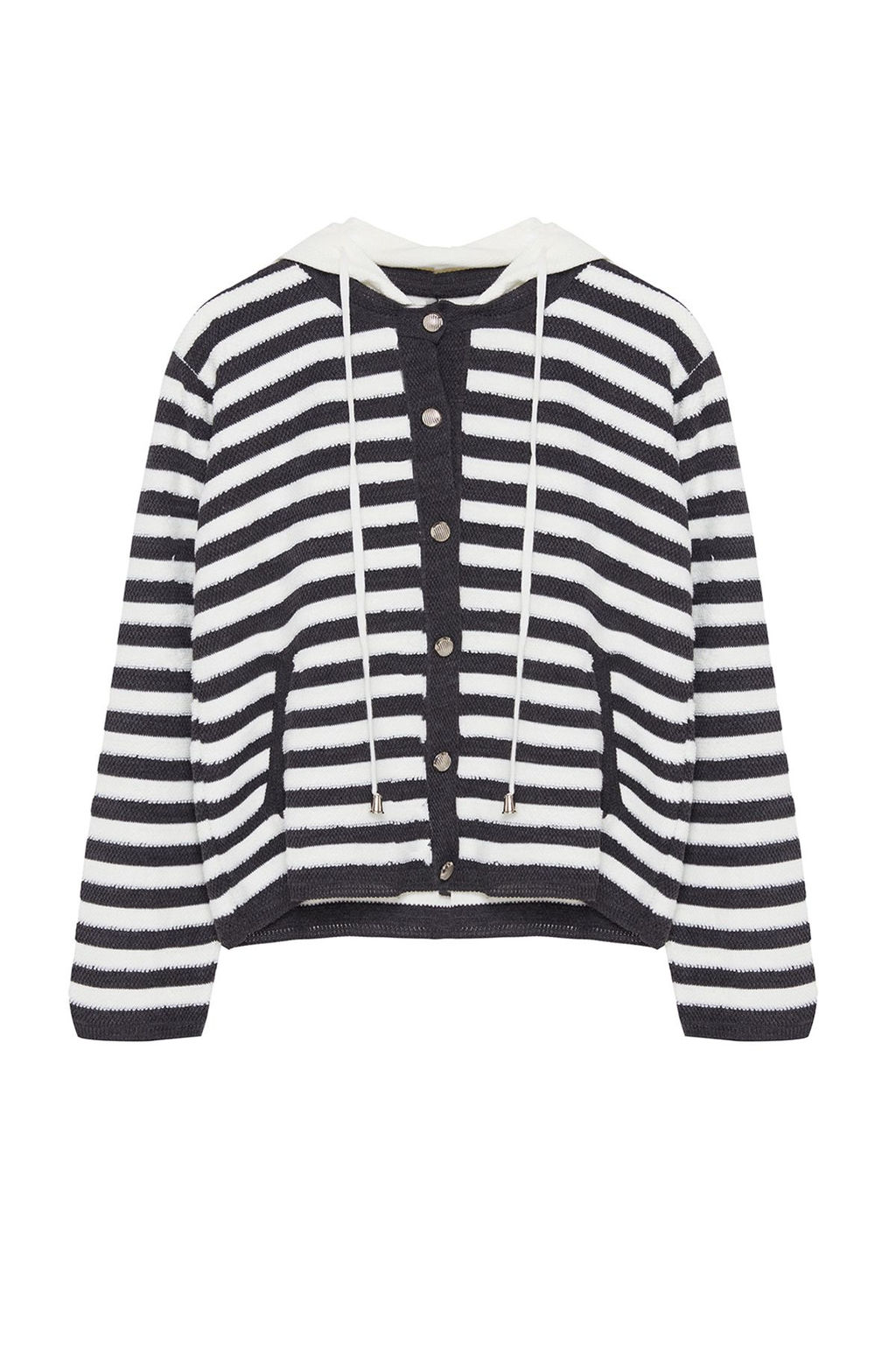 Antrasit Kapusonlu Triko H?rka TWOAW25HI00070 - Trendyolmilla фото 7