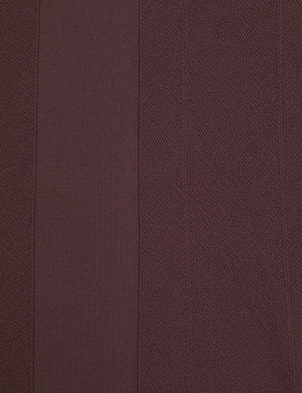 Koyu Kahverengi Slim Fit Polo Yaka Fermuarl_ Triko Ti__rt