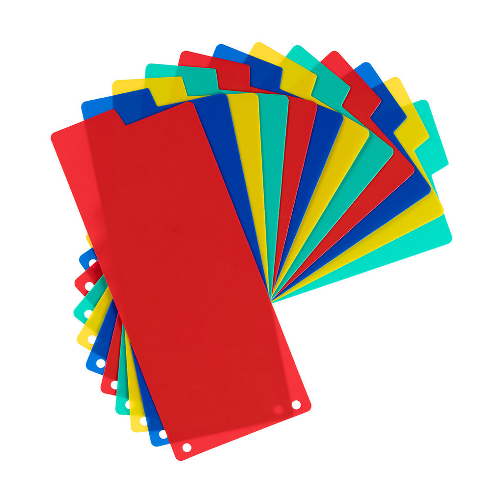 Expert Complete Classic Разделитель листов пластиковый (полоса) 12 шт. EC200010200 песок ассорти