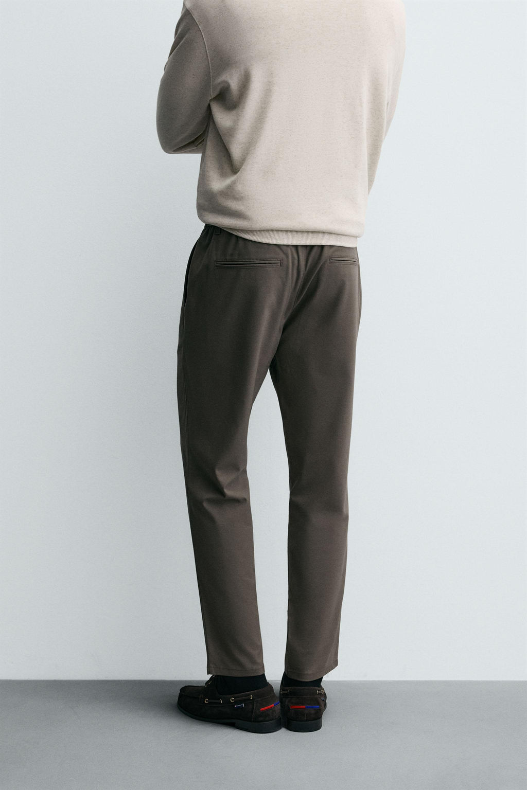 PANTAL?N SLIM FIT CONFORT / Marr?n / Topo - Zara фото 3