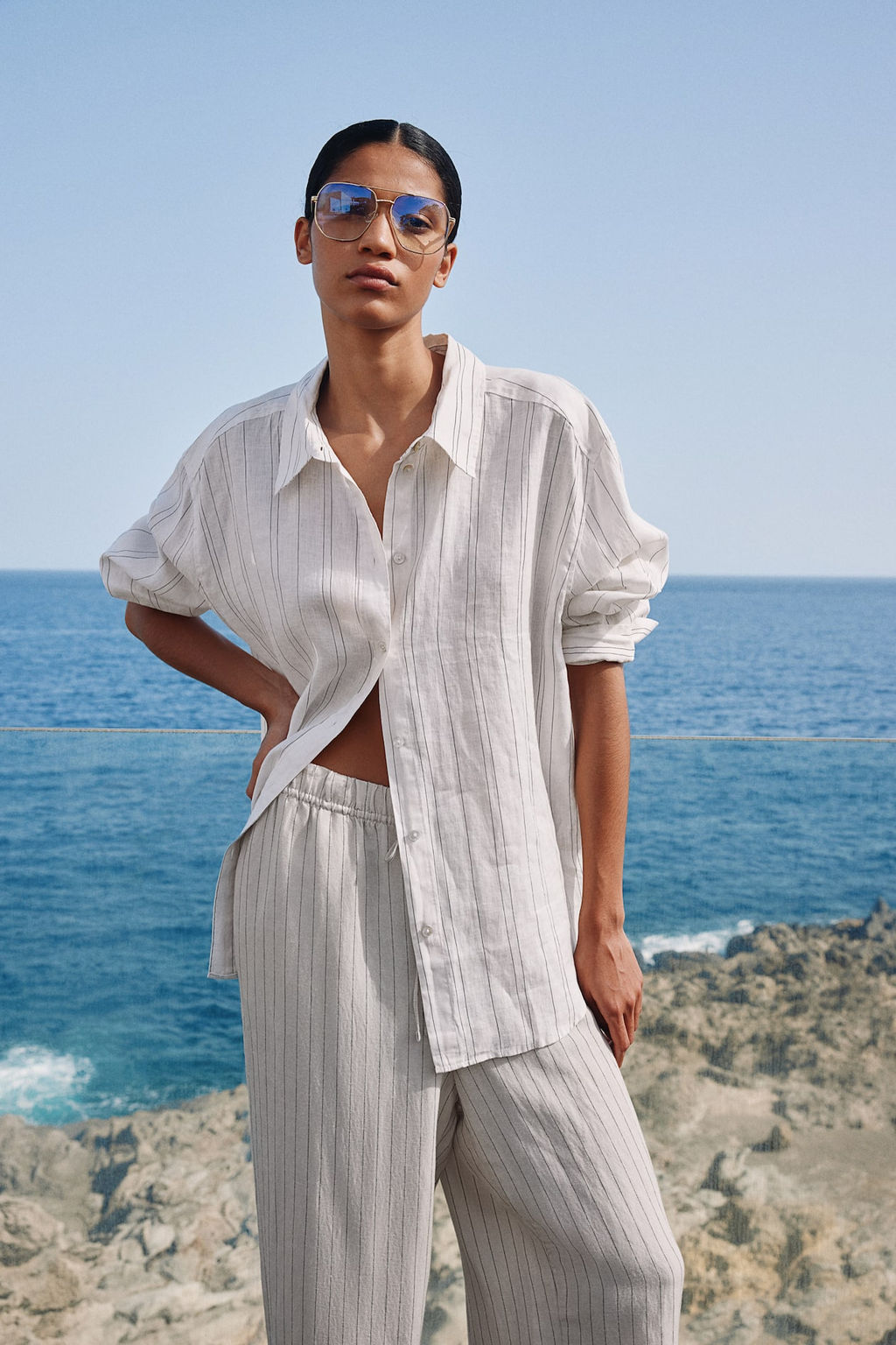 Camisa de lino - H&m фото 2