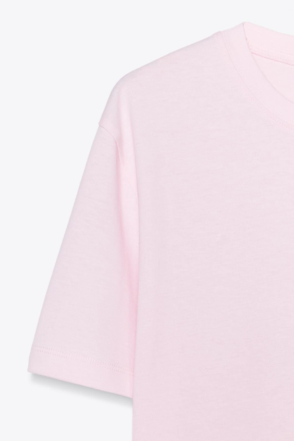 BASIC COTTON T-SHIRT - Zara фото 30