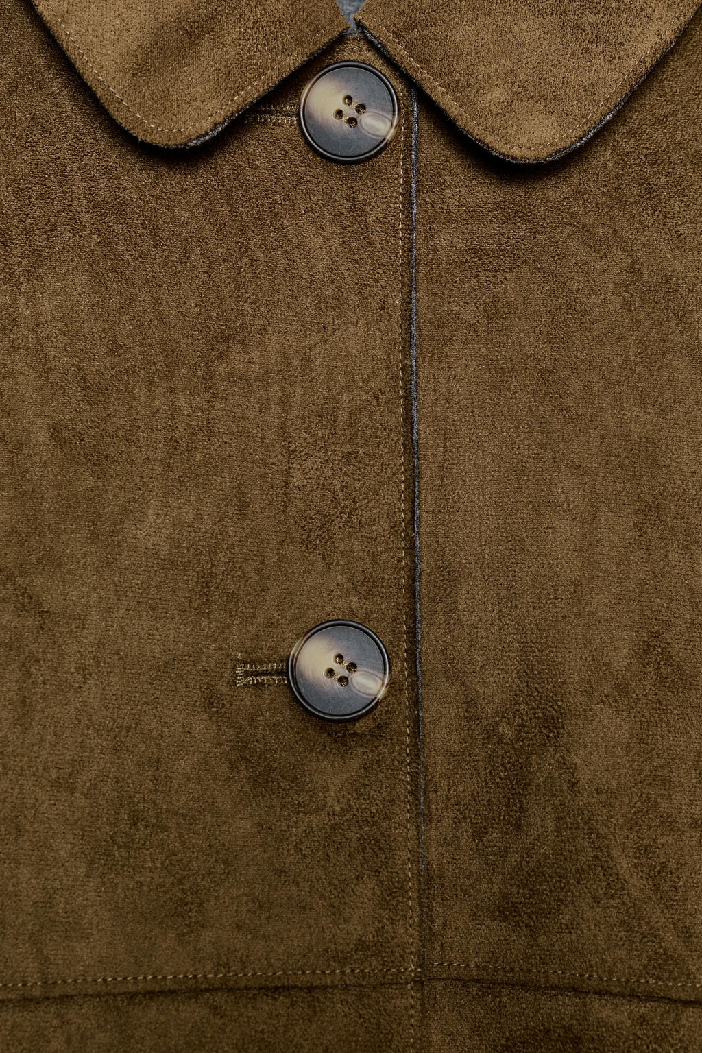 CHAQUETA CORTA EFECTO ANTE / Marr?n Tabaco - Zara фото 11