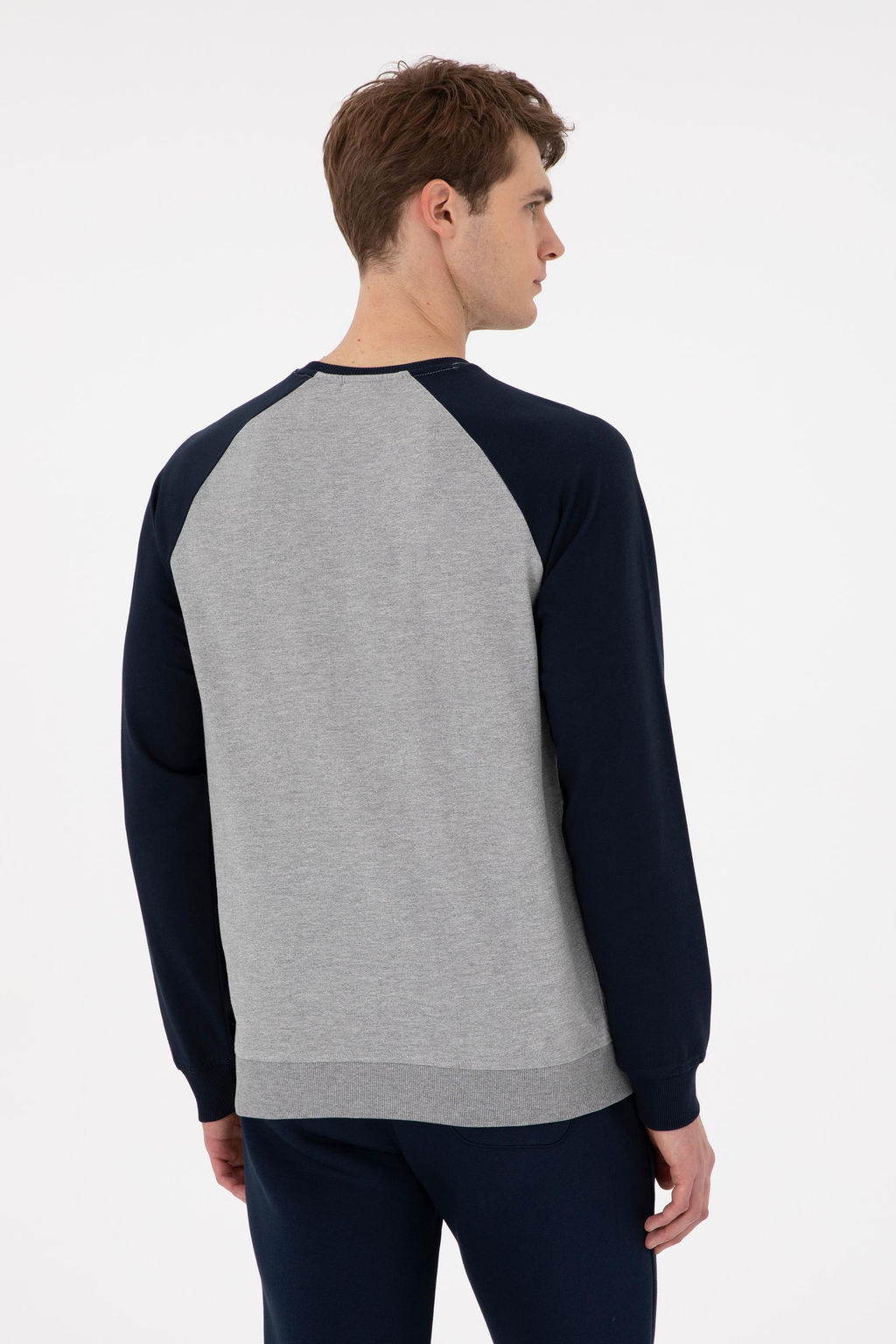 Мужской серый меланжевый свитшот Неожиданная скидка в корзине - U.s. polo assn фото 5