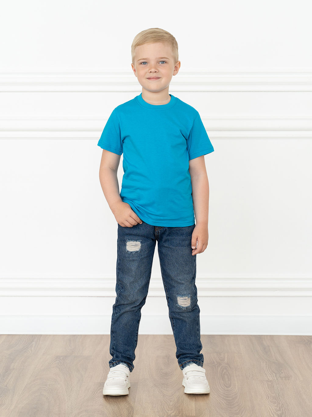 Футболка детская бирюза