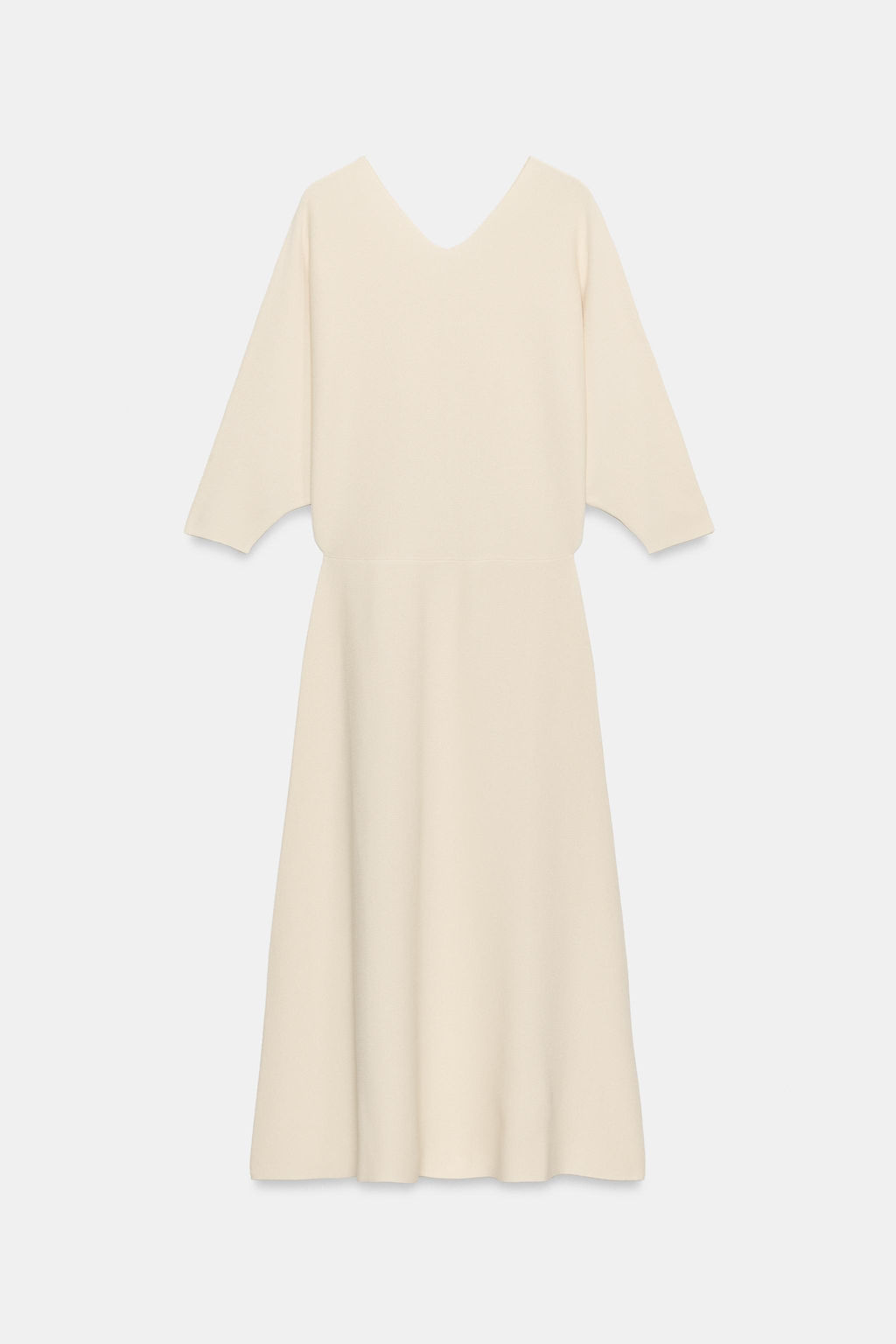 VESTIDO MIDI PUNTO / Crudo - Zara фото 7