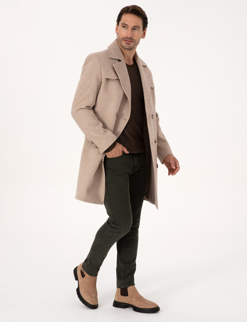 Bej Regular Fit Ka_e Kaban - Cacharel фото 4