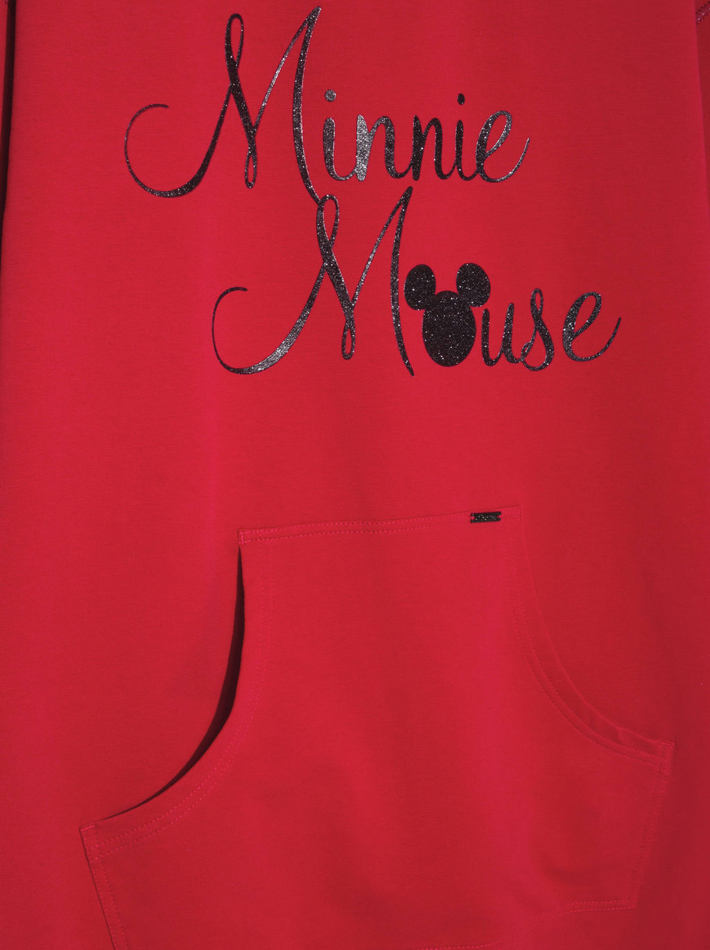 CONTE Хлопковая туника с мерцающей надписью Disney LTH 954 risky red risky red