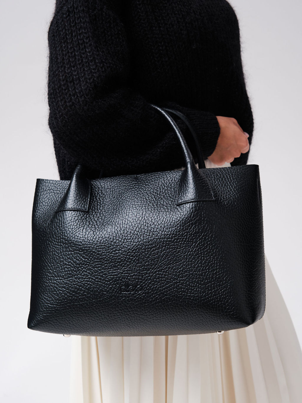 Кожаная сумка Iris DBR 31372 черный соло фото 5