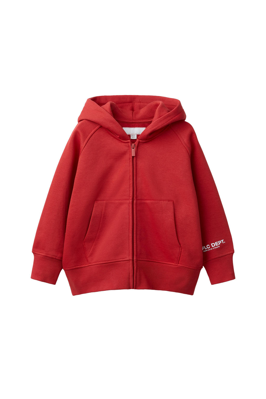 SUDADERA FELPA CREMALLERA / Rojo medio - Zara фото 6