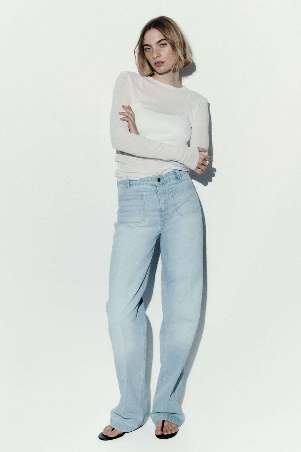 Wide High Jeans - H&m фото 9
