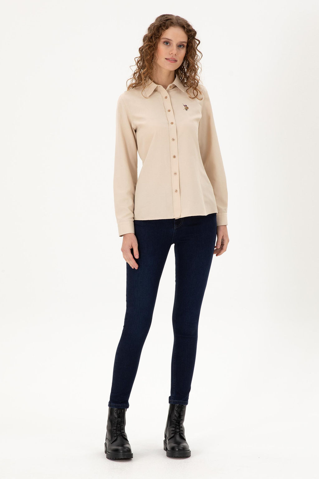 Женские синие джинсовые брюки Неожиданная скидка в корзине - U.s. polo assn фото 3