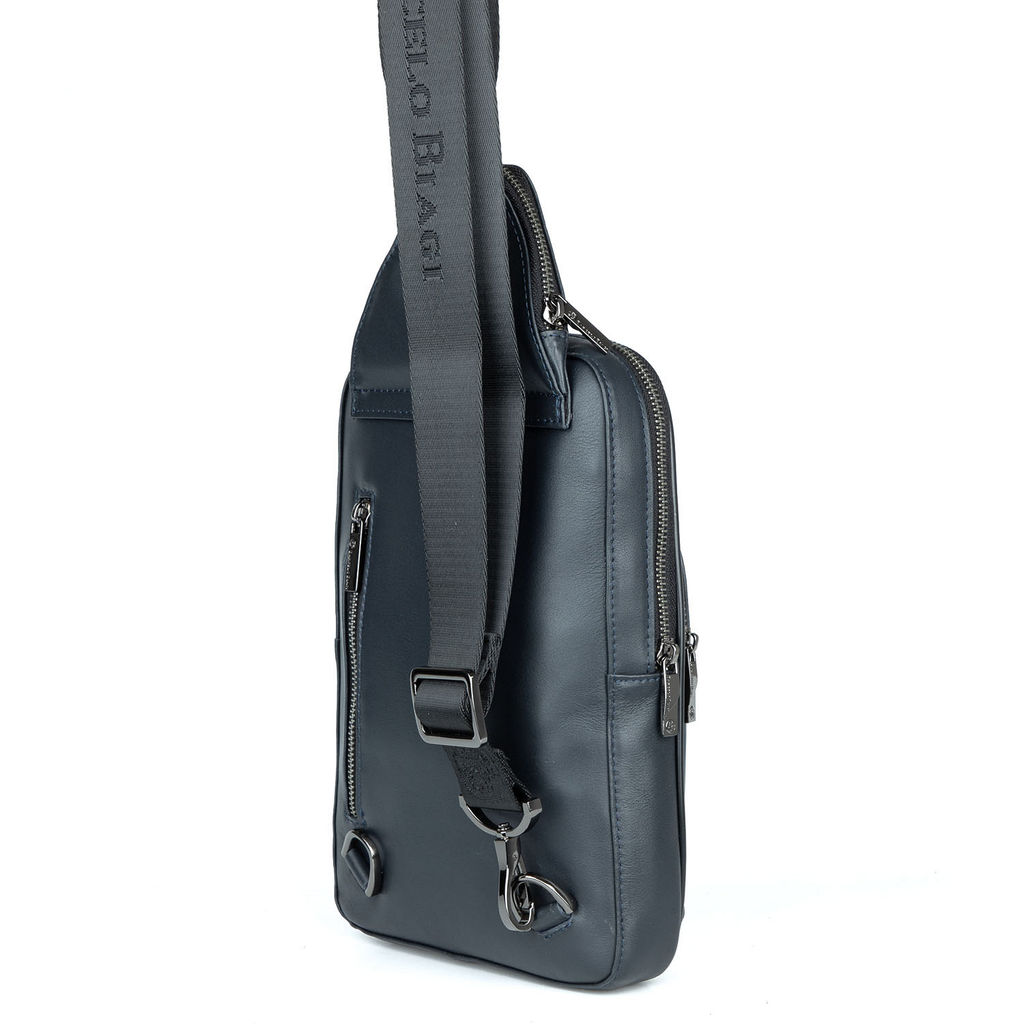 Мужская кожаная сумка-слинг