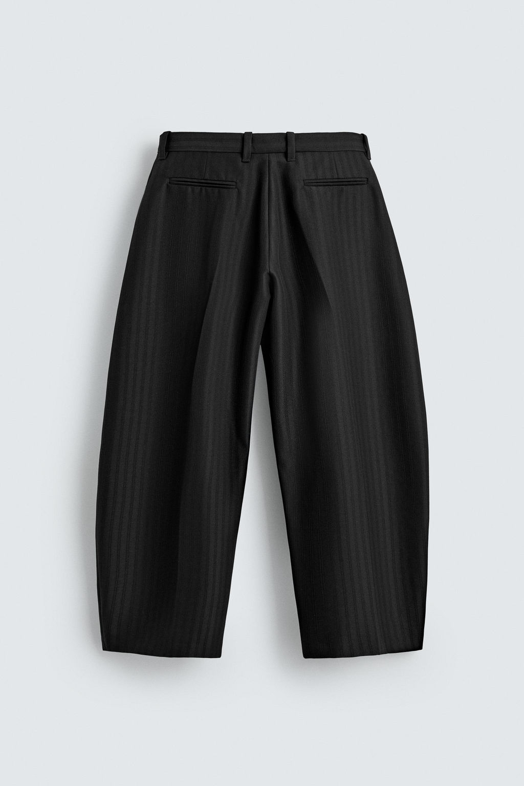 LIMITED EDITION CURVED FIT SUIT TROUSERS - Zara фото 8