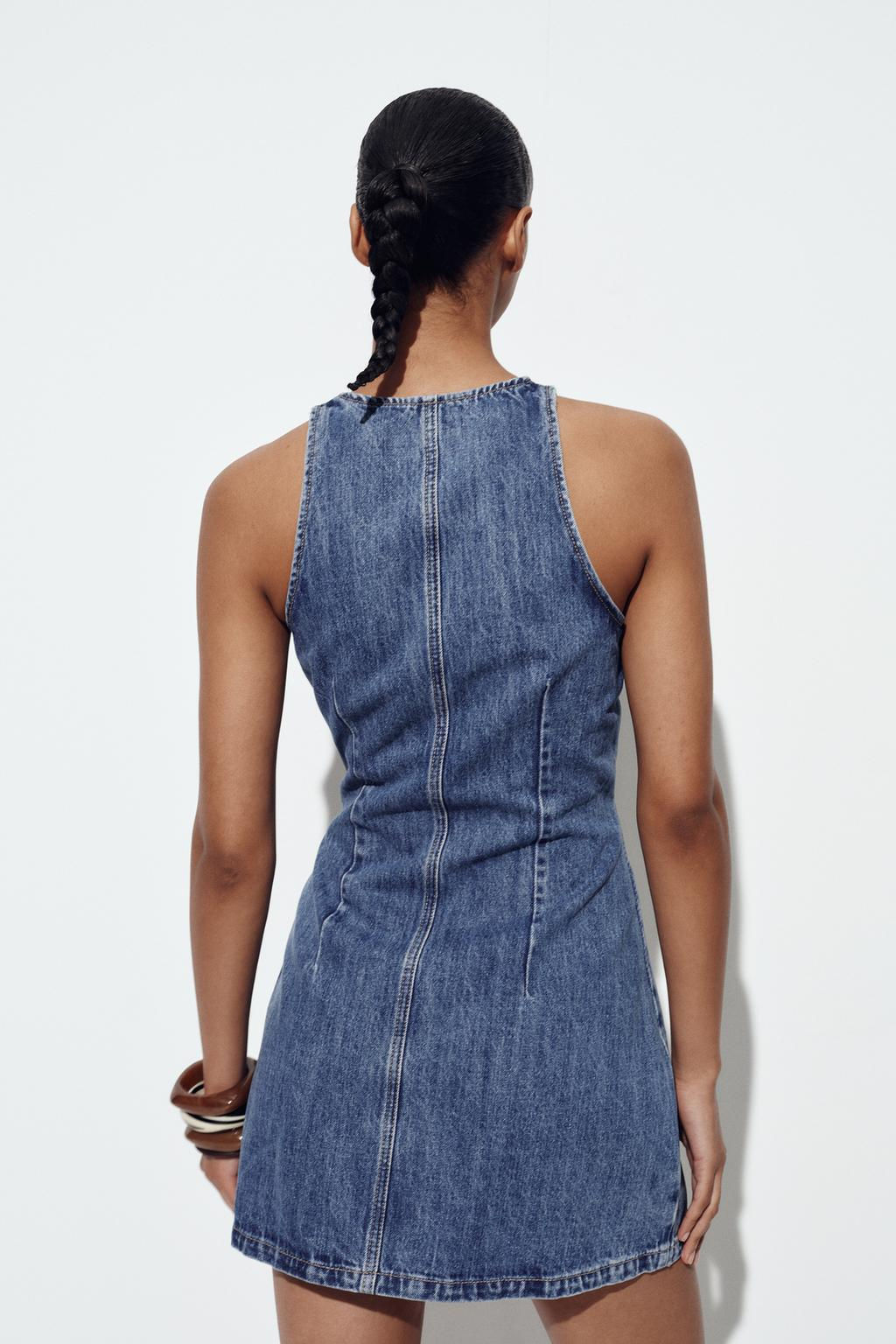 Z1975 DENIM MINI DRESS - Zara фото 5