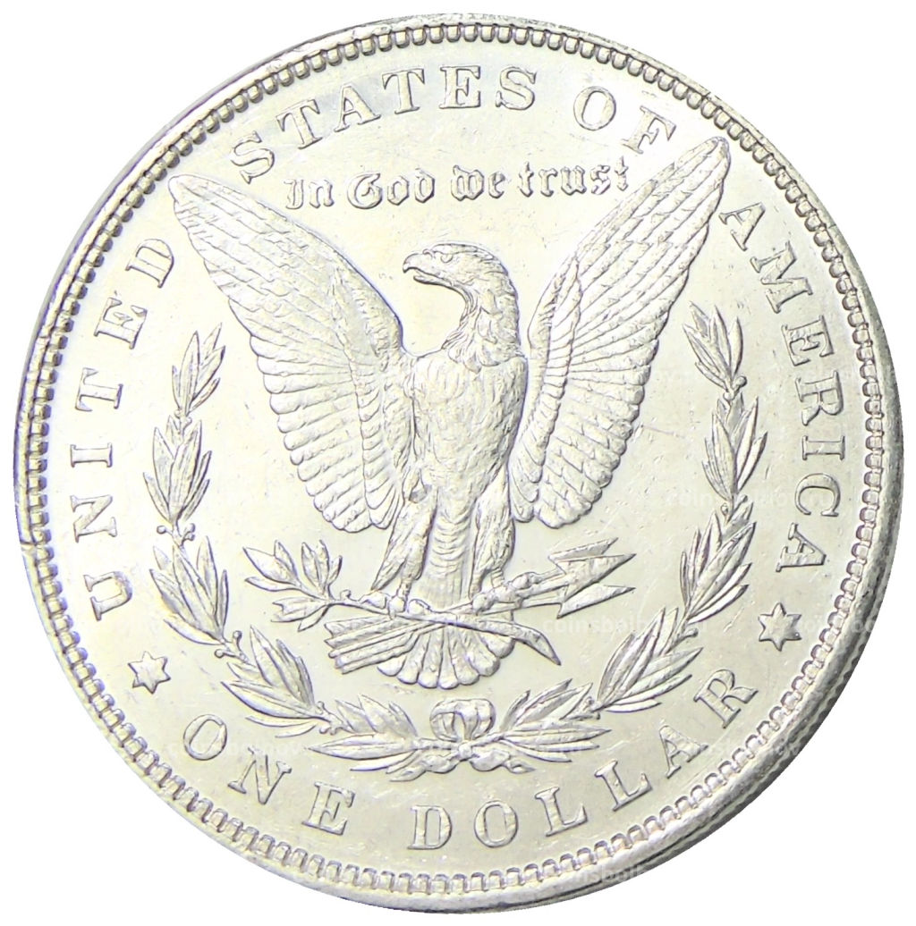 Монета 1 доллар 1896 года США Доллар Моргана
