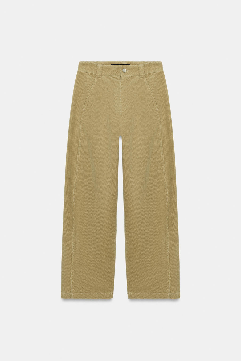 BARREL CORDUROY TROUSERS - Zara фото 8
