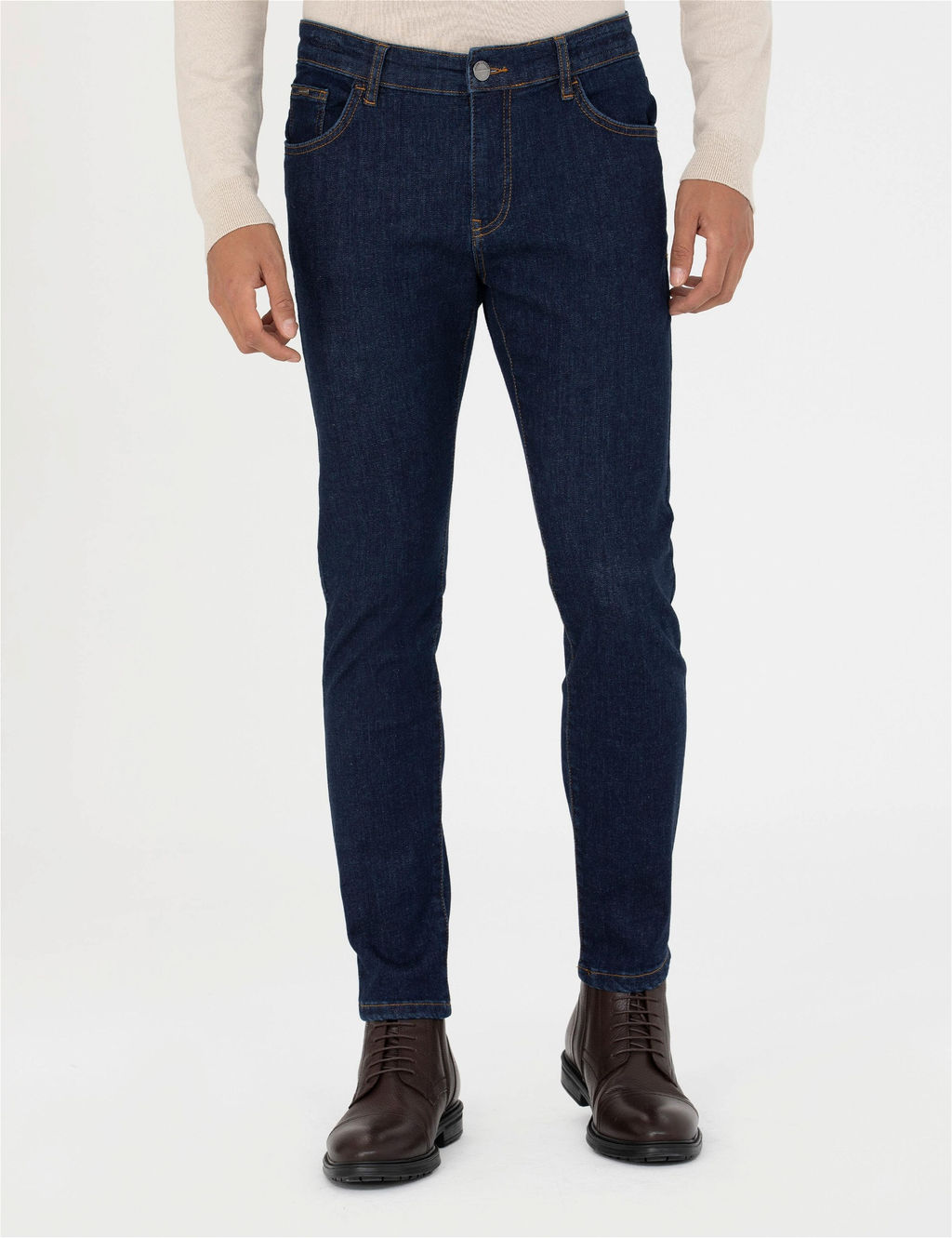 Lacivert Slim Fit Jean Pantolon - Pierre cardin фото 2