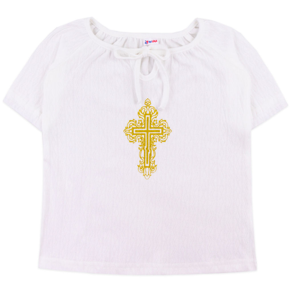 Сорочка крестильная интерлок 1796200101 - Youlala фото 5