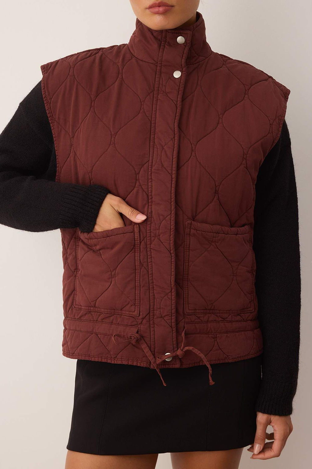 Kahverengi Oversize Yelek TWOAW26YE00032 - Trendyolmilla фото 3