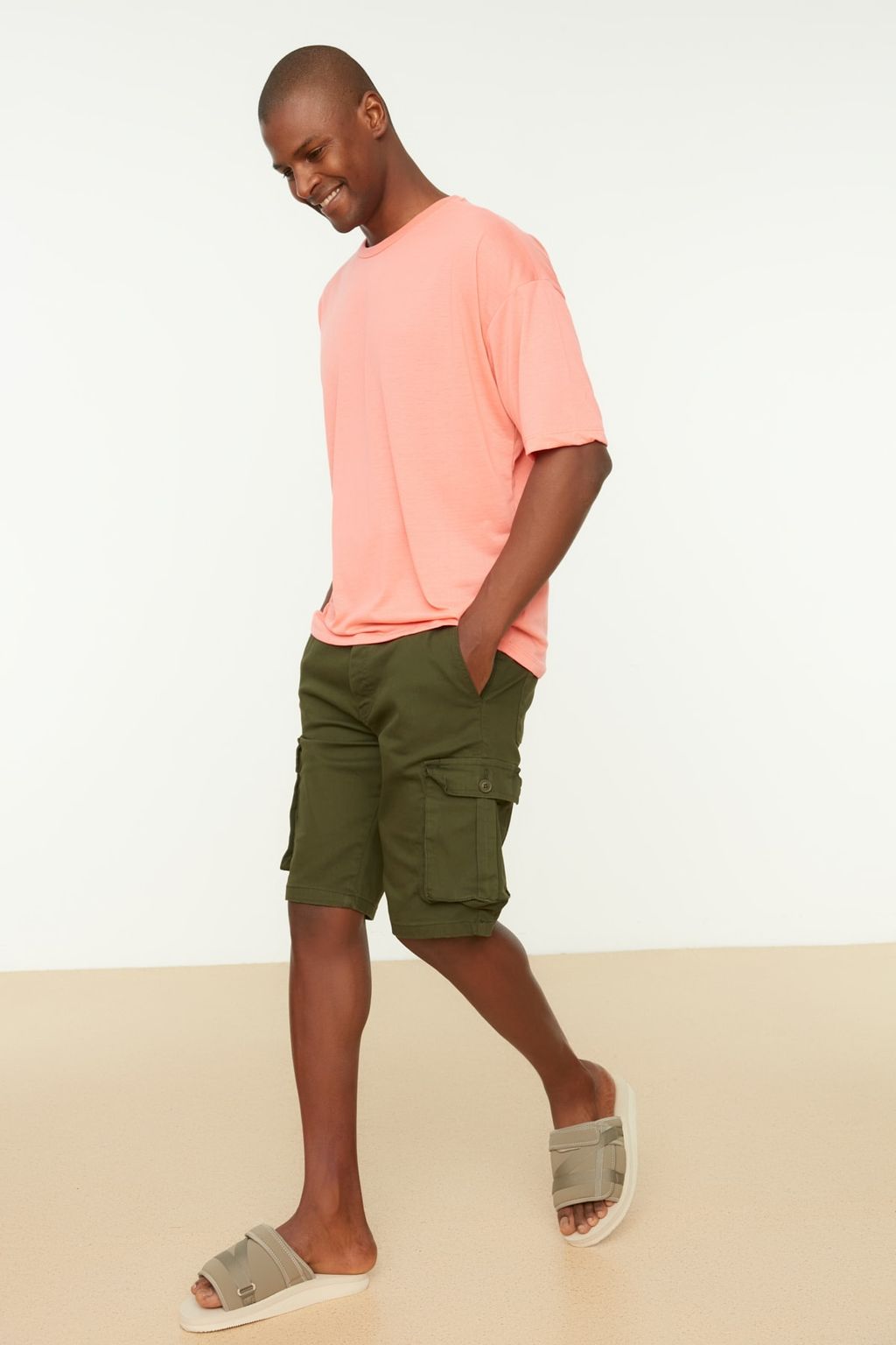 TRENDYOL MAN Haki Kargo Cepli Sort & Bermuda TMNSS20SR0177 - Trendyolmilla фото 10