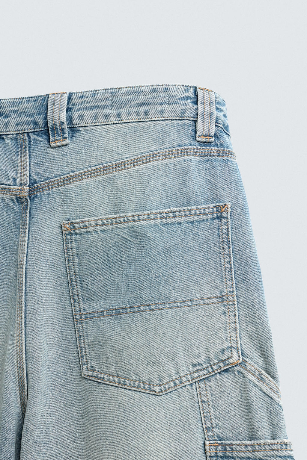 WIDE BAGGY FIT JEANS - Zara фото 10