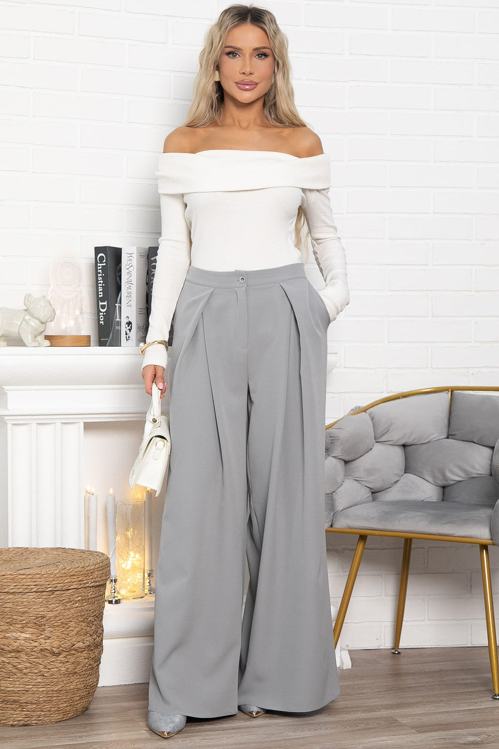 Брюки Безусловный приоритет (серые) Б15038-5М