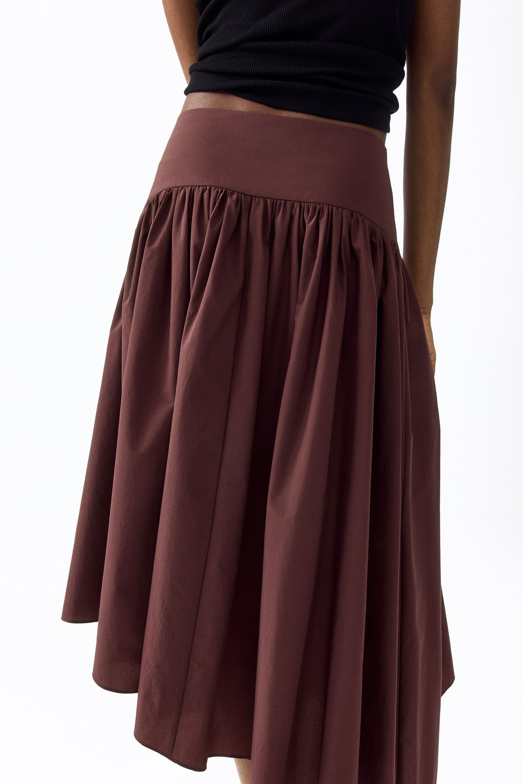 Falda midi asim?trica - H&m фото 4