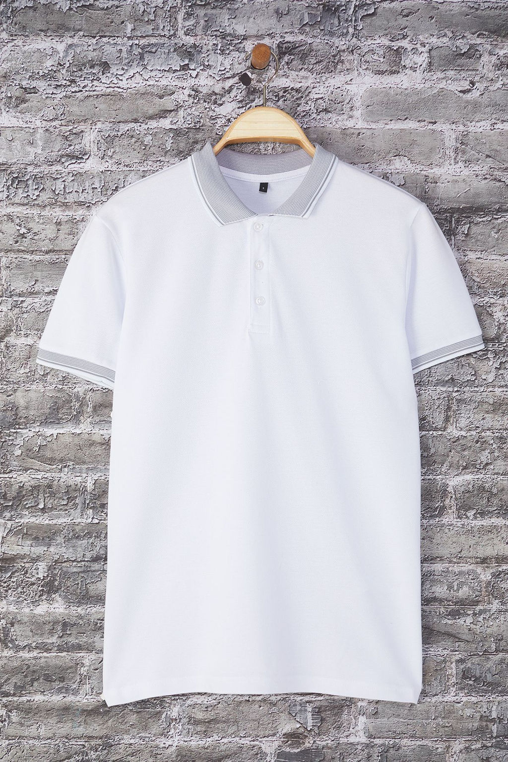 TRENDYOL MAN Beyaz Regular/Normal Kesim Polo Yaka T-shirt TMNSS25PO00033 - Trendyolmilla фото 6