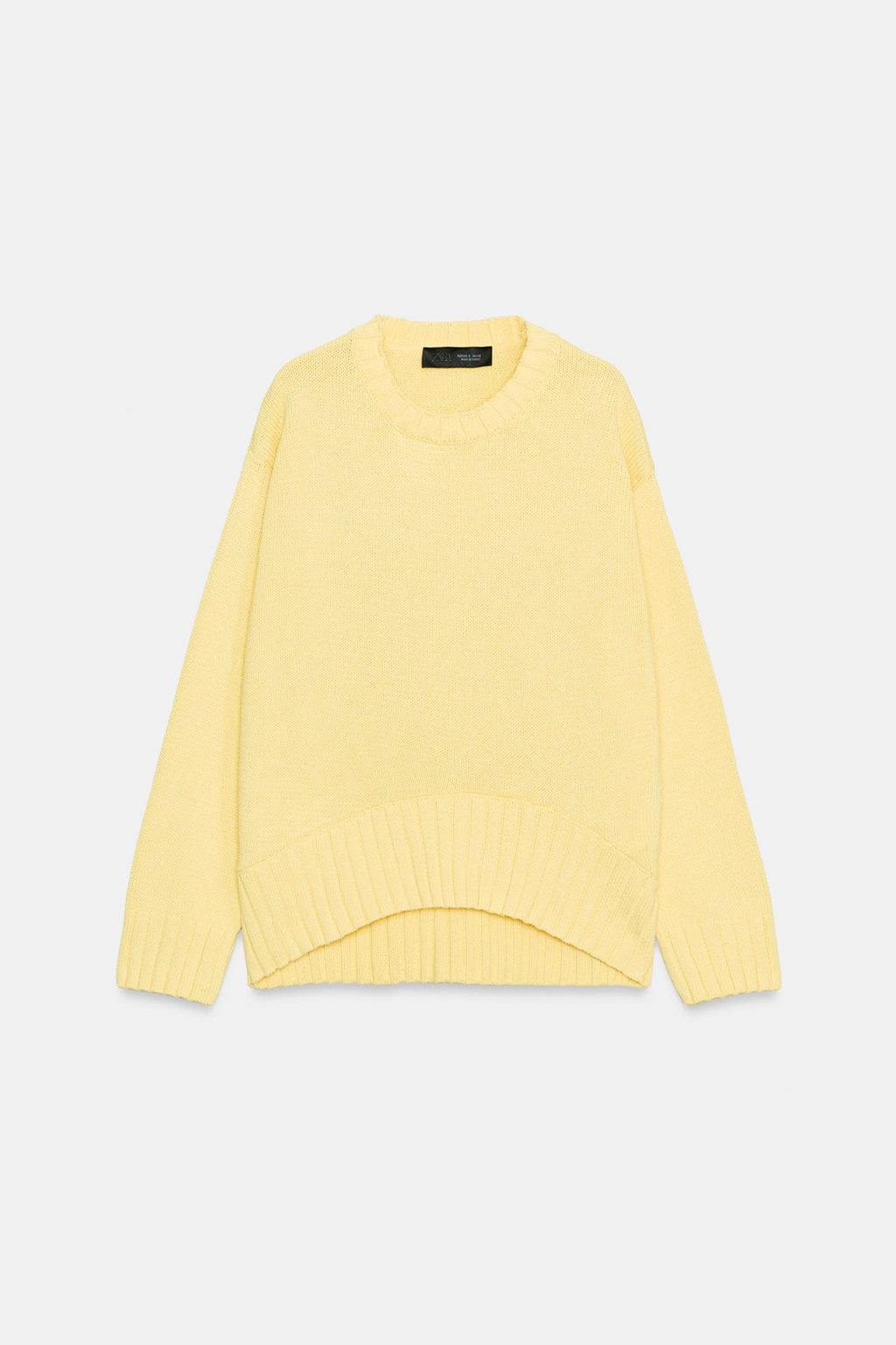 JERSEY PUNTO BAJO ASIM?TRICO / Amarillo - Zara фото 4