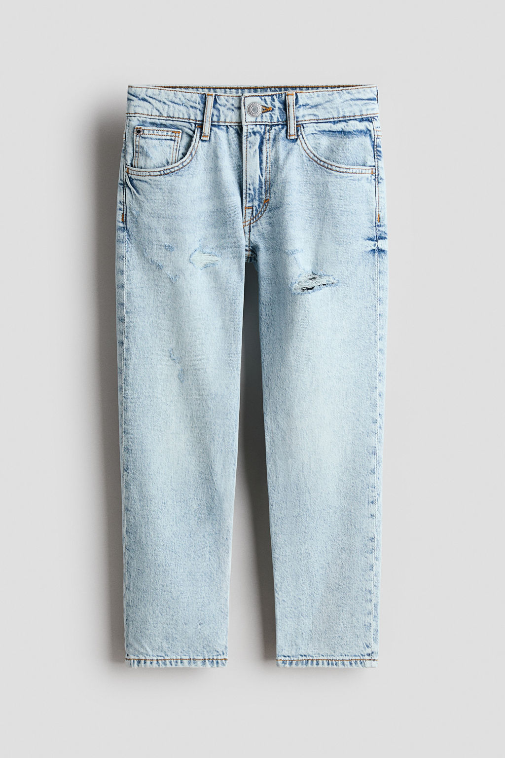 Relaxed Tapered Fit Jeans - H&m фото 7