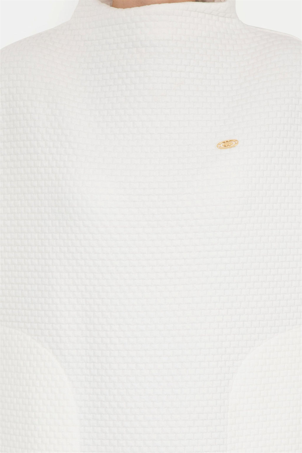 Женское трикотажное платье цвета экрю с круглым вырезом Неожиданная скидка в корзине - U.s. polo assn фото 6