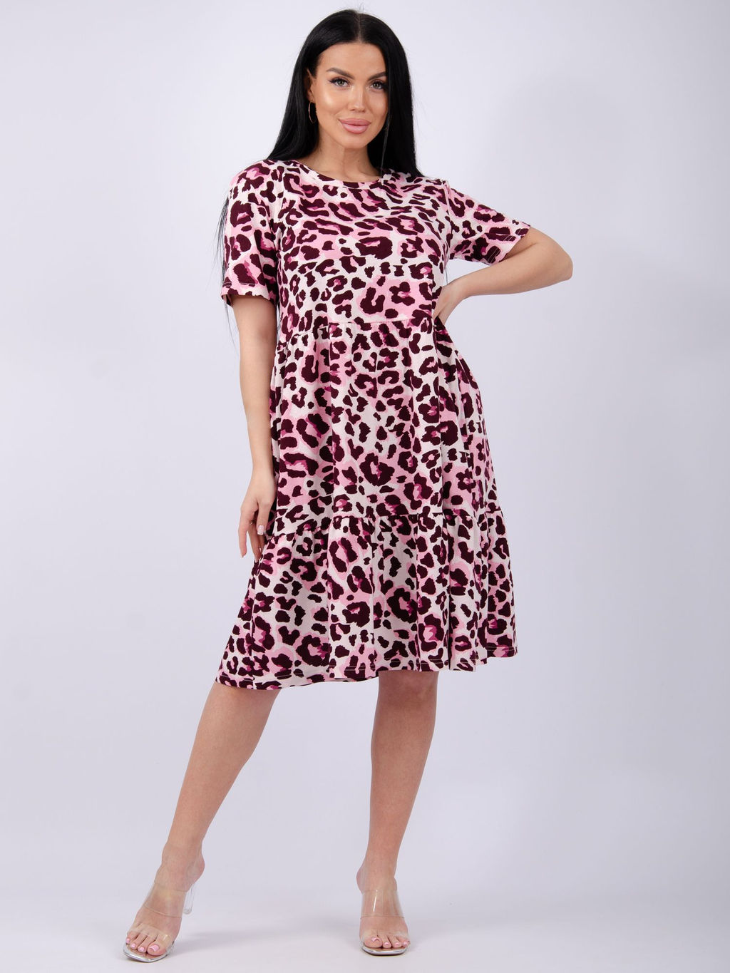 Туника "Касадея" розовый трикотаж (М)