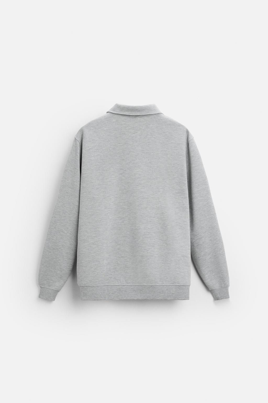 INTERLOCK ZIP POLO SHIRT - Zara фото 39