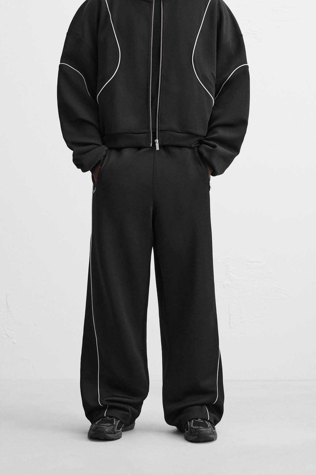 CONTRAST TECHNICAL TROUSERS - Zara фото 2