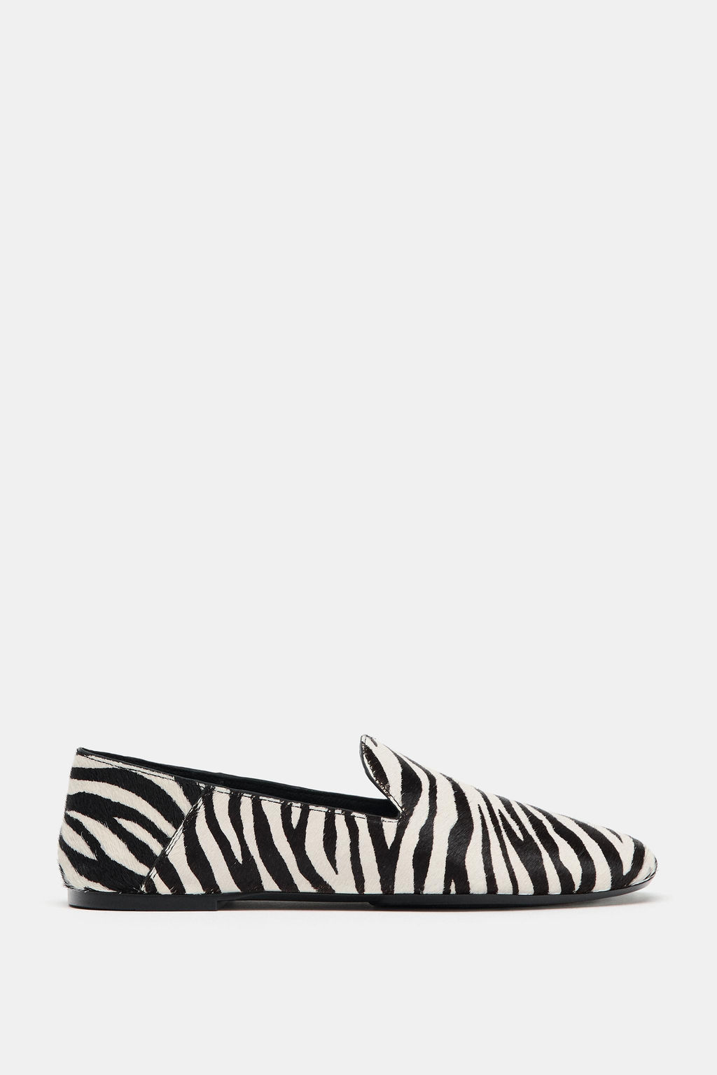 ANIMAL PRINT LEATHER LOAFERS - Zara фото 3