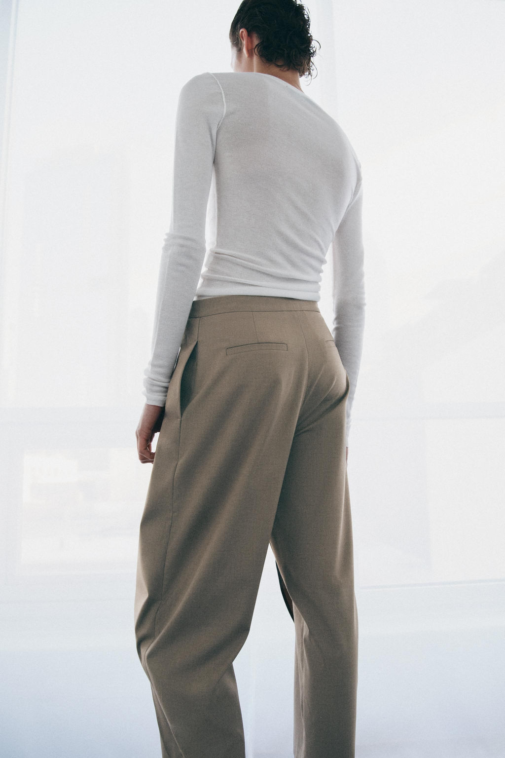 ZW COLLECTION WRAP FRONT TROUSERS - Zara фото 4