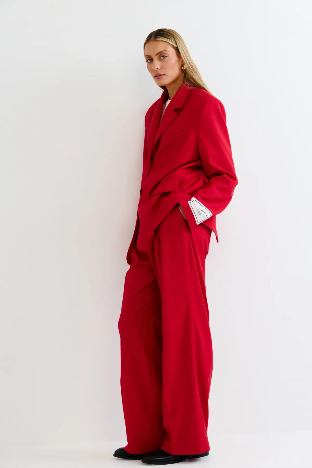 Брюки Basic на резинке Passion Red - Erist store фото 2