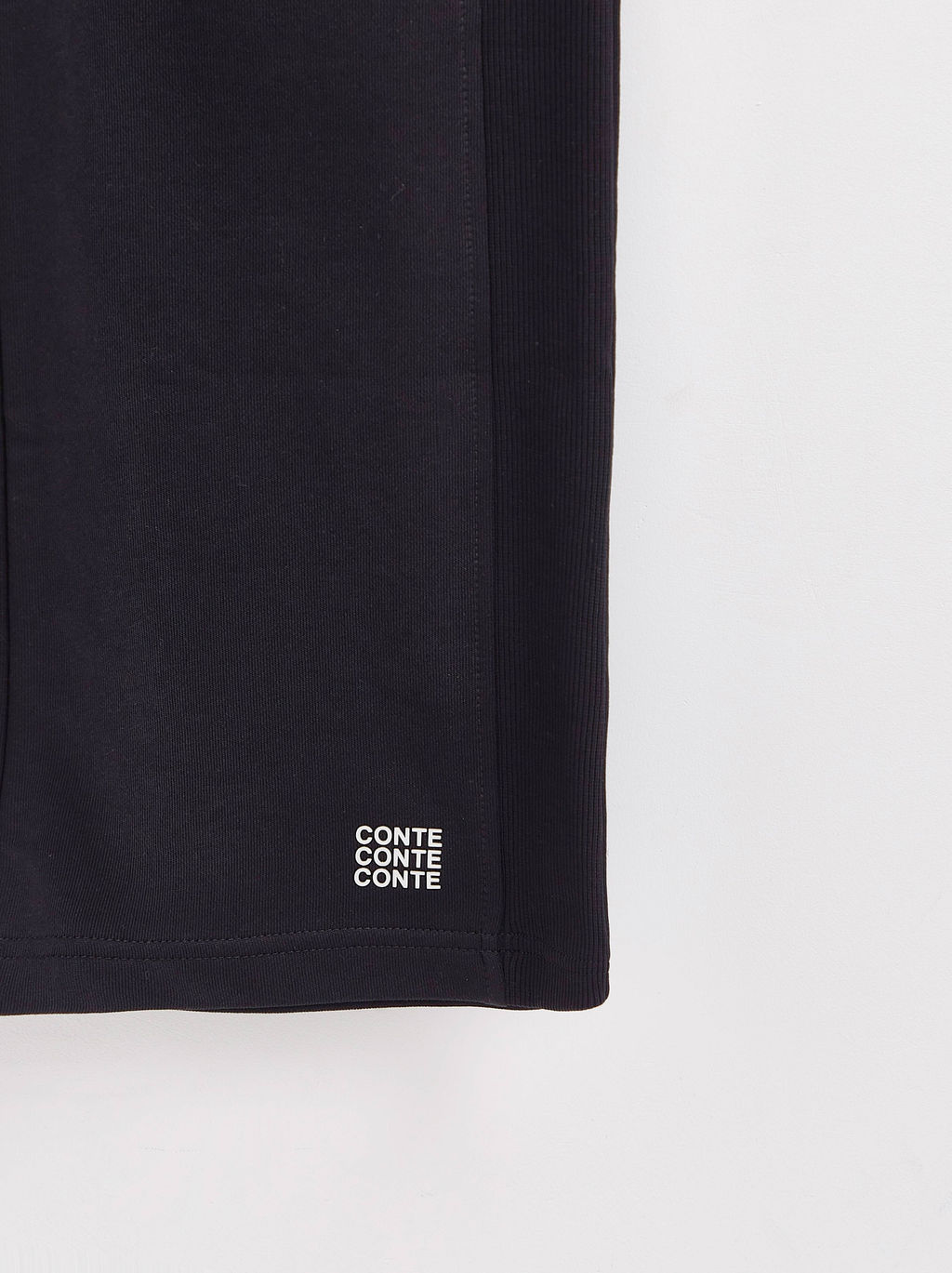 CONTE Брюки из футера с фактурными вставками по бокам LBK 2583 black - Conte elegant фото 8