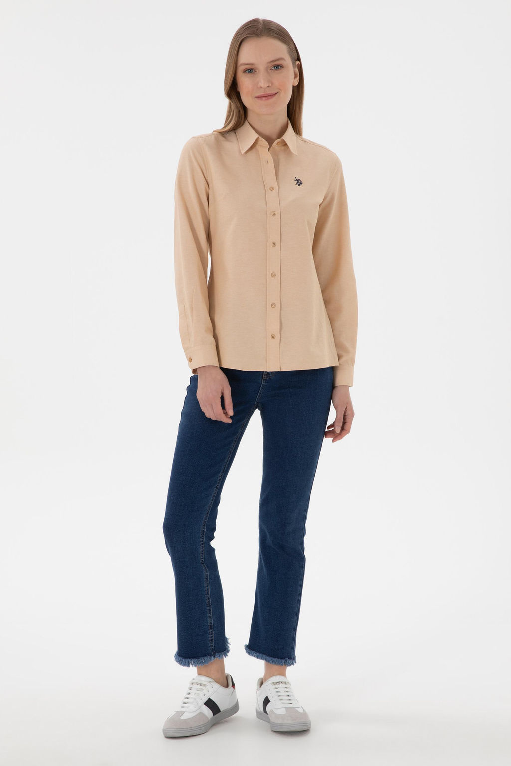 Kad_n Camel Uzun Kollu Basic G_mlek Sepette S_rpriz _ndirim - U.s. polo assn фото 5