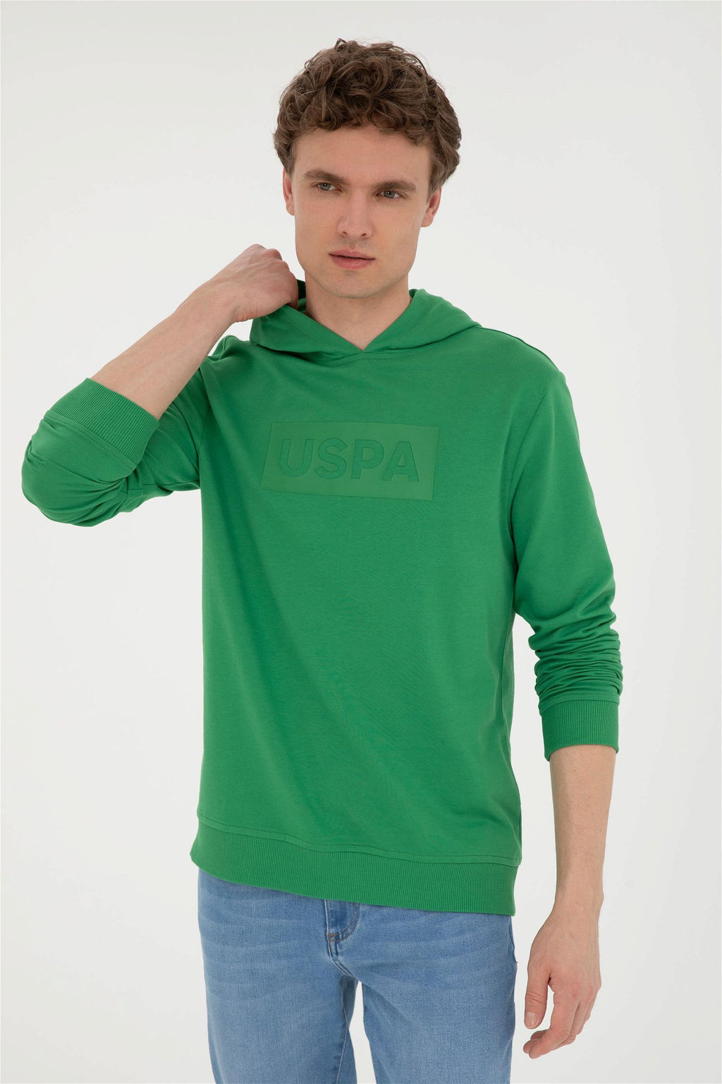 Мужской зеленый свитшот Неожиданная скидка в корзине - U.s. polo assn фото 3