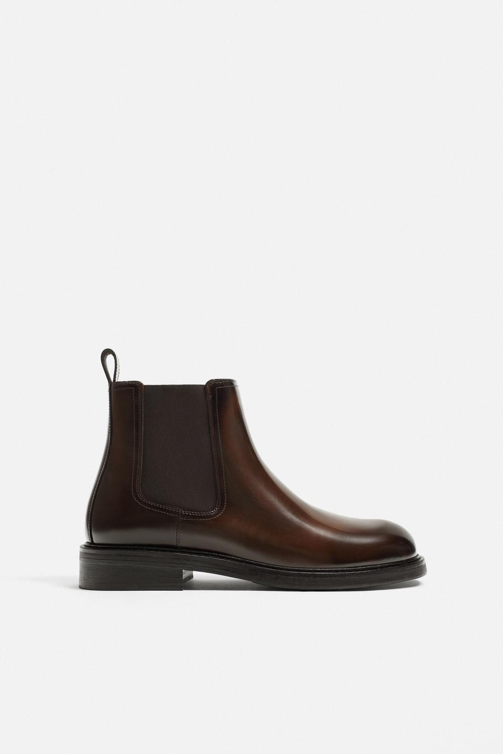 LEATHER CHELSEA BOOTS - LIMITED EDITION - Zara фото 6