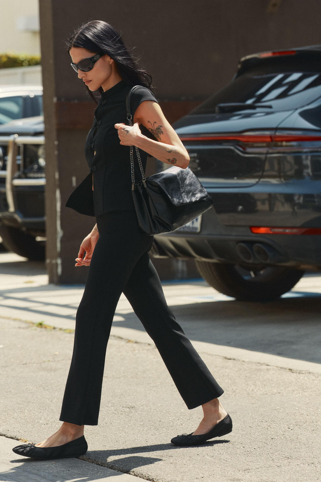 PANTAL?N TOBILLERO STRETCH / Negro